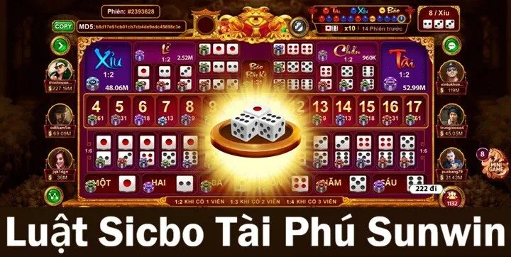 Phổ cập luật chơi Sicbo Tài Phú Sunwin